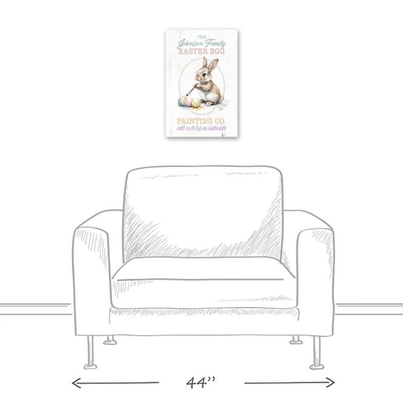 Egg Painting Co Personalized Canvas Art Print