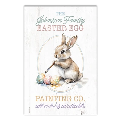 Egg Painting Co Personalized Canvas Art Print