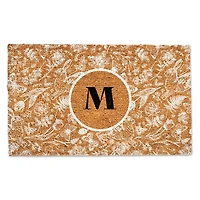 Illustrated Bunny Pattern Personalized Doormat