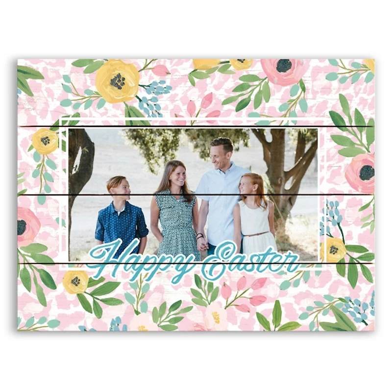Happy Easter Personalized Photo Wall Plaque