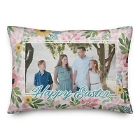 Easter Personalized Photo Indoor/Outdoor Pillow