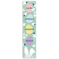 Named Easter Eggs Personalized Porch Board