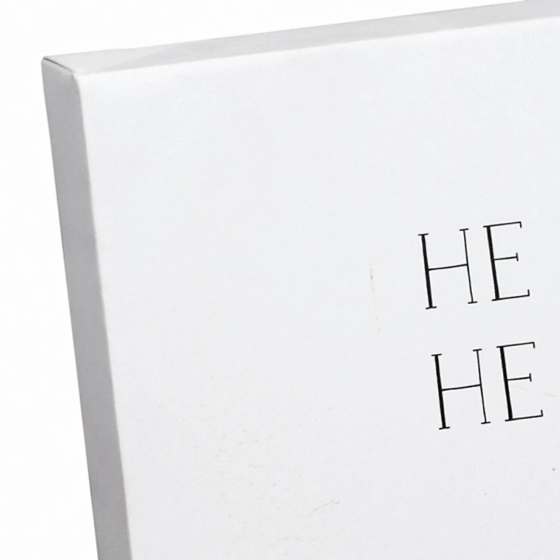 He is Risen Tomb Canvas Art Print