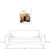 He is Risen Tomb Canvas Art Print