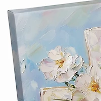 Pastel Painted Cross Canvas Art Print