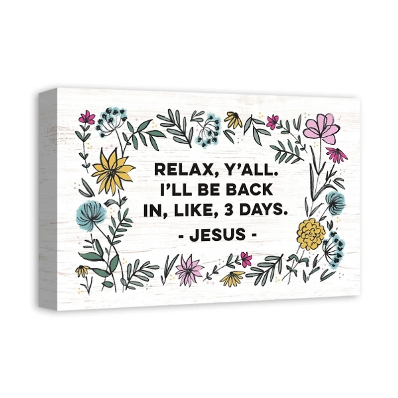 Floral Relax Canvas Art Print