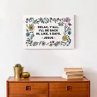 Floral Relax Canvas Art Print