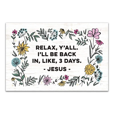 Floral Relax Canvas Art Print