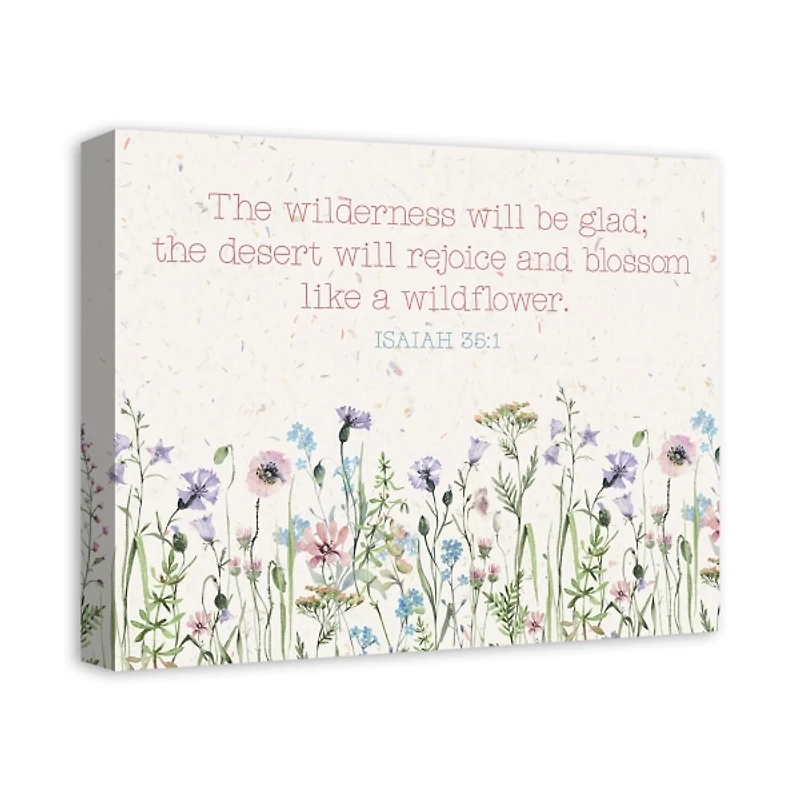 Blossom Like a Wildflower Canvas Art Print