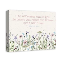 Blossom Like a Wildflower Canvas Art Print