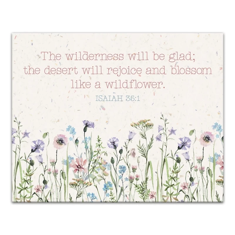 Blossom Like a Wildflower Canvas Art Print