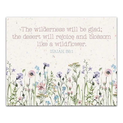 Blossom Like a Wildflower Canvas Art Print