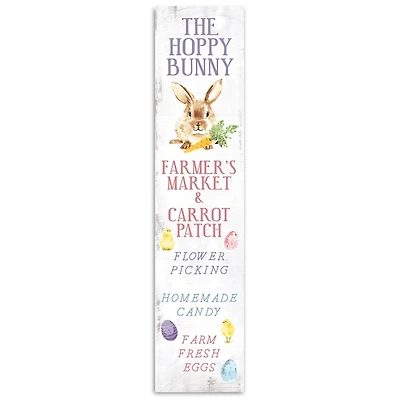 Hoppy Bunny Farmers Market Porch Board