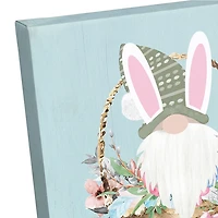Hoppy Easter Every Bunny Gnome Canvas Art Print