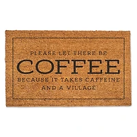 Please Let There Be Coffee Doormat