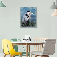 Blue Beauty Framed Canvas Art Print