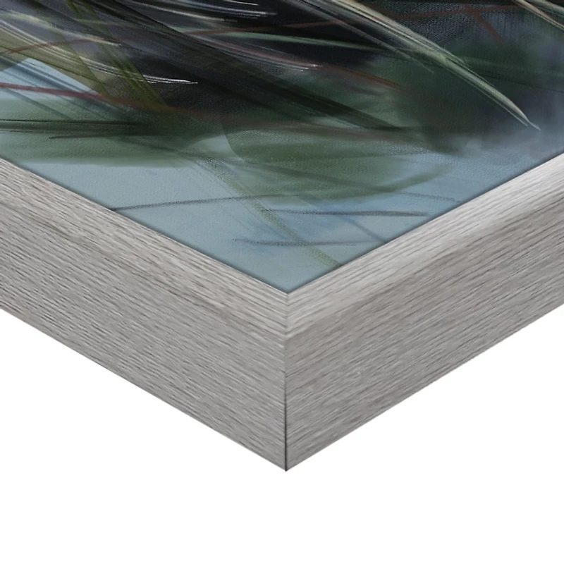 Blue Beauty Framed Canvas Art Print