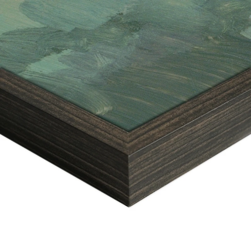 Harmony of Green Hues Framed Canvas Art Print