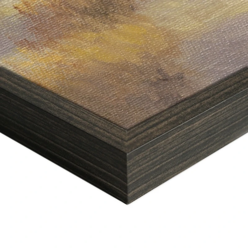 Autumn Country Road Framed Canvas Art Print