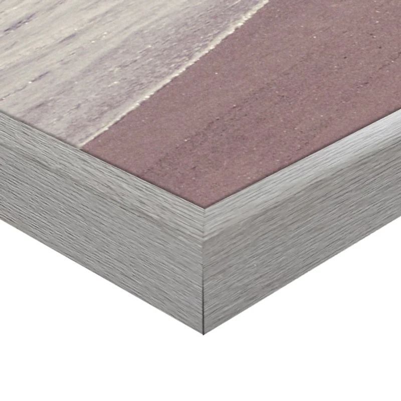 Wind and Sea Framed Canvas Art Print