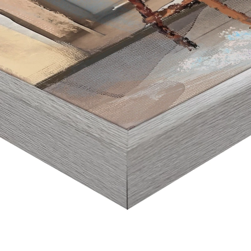 Al Fresco Cafe Framed Canvas Art Print