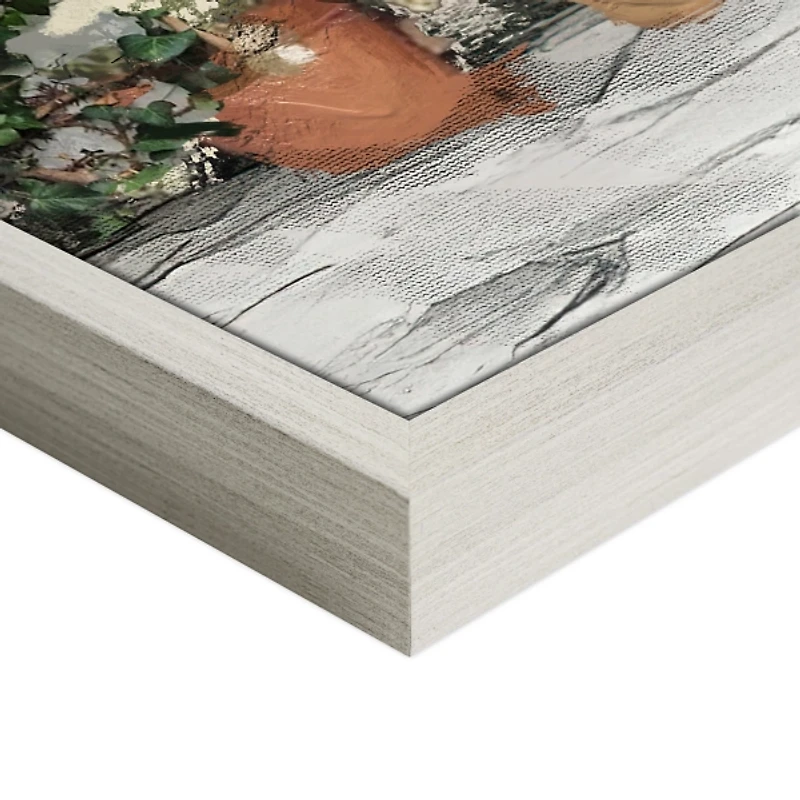 Al Fresco Italian Cafe Framed Canvas Art Print