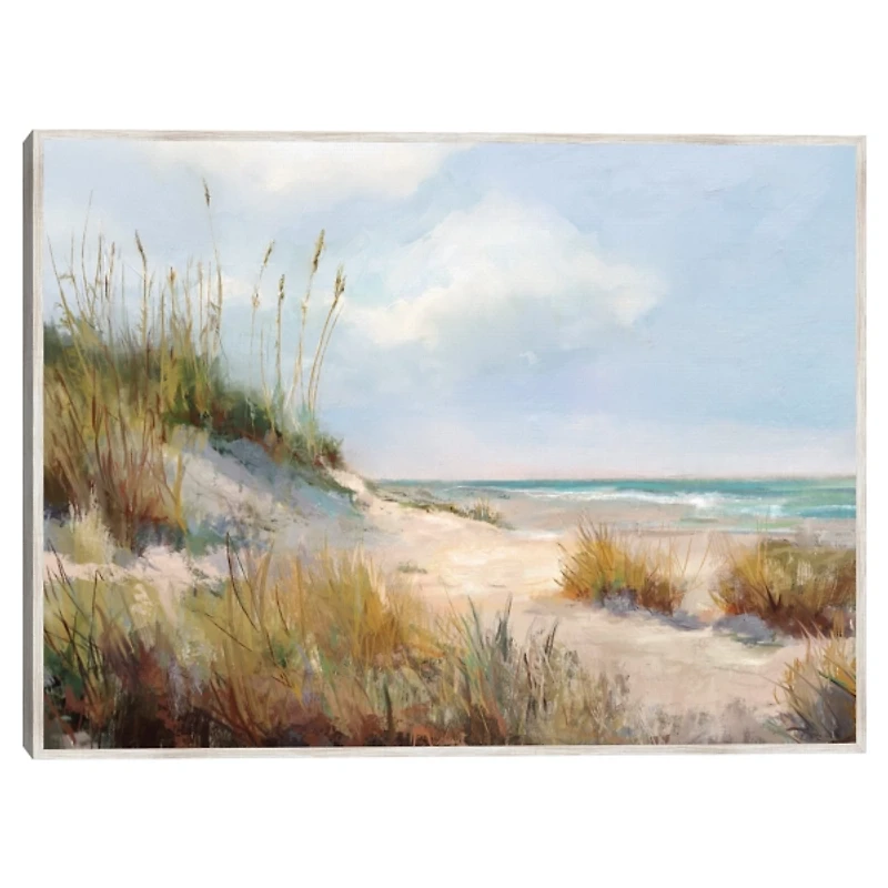 Late Day Dune Framed Canvas Art Print