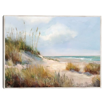 Late Day Dune Framed Canvas Art Print
