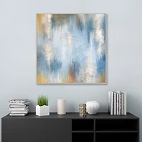 Blue Allure Framed Canvas Art