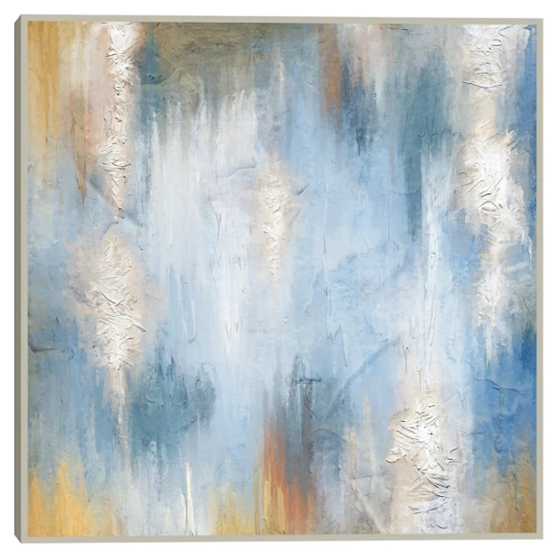 Blue Allure Framed Canvas Art