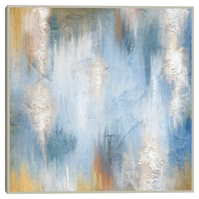 Blue Allure Framed Canvas Art