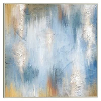 Blue Allure Framed Canvas Art
