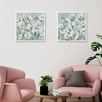Soaking Up The Sun Framed Canvas Prints, Set of 2
