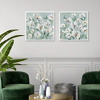 Soaking Up The Sun Framed Canvas Prints, Set of 2