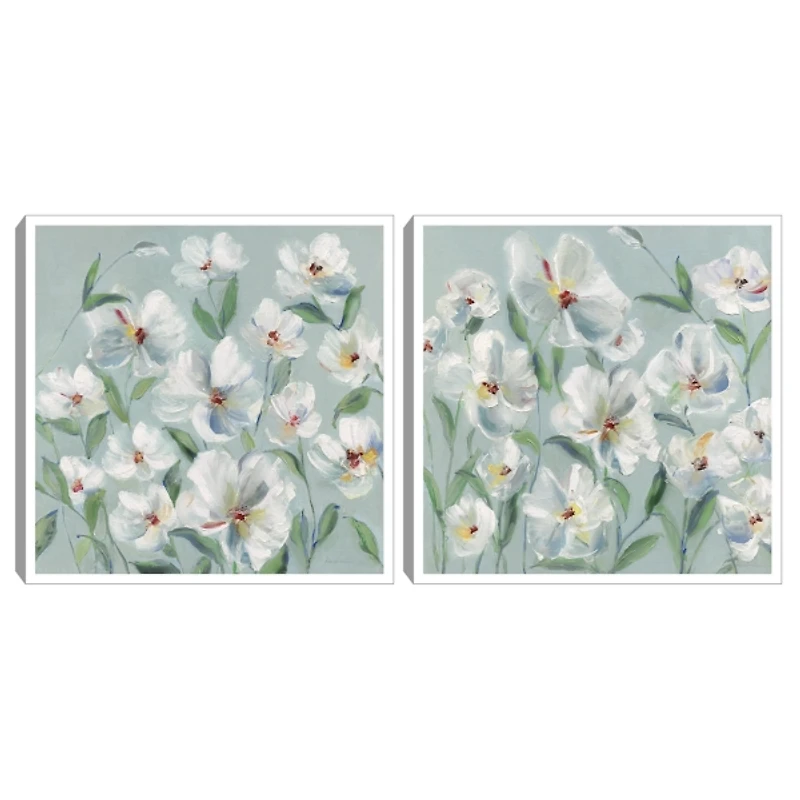 Soaking Up The Sun Framed Canvas Prints, Set of 2