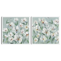 Soaking Up The Sun Framed Canvas Prints, Set of 2