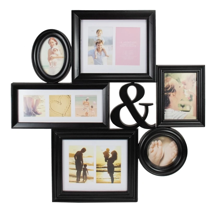 Black Multi-Size Collage Picture Frame