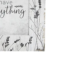 Weathered Floral Picture Frames, Set of 4