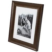 Dark Brown Wood Picture Frames, Set of 2