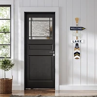 Welcome to the Lake Paddle Wall Sign