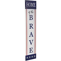 Home of the Brave Wood Porch Board