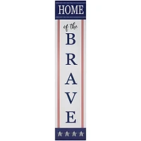 Home of the Brave Wood Porch Board