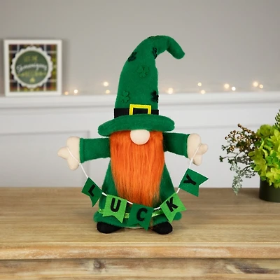 Gnome Figurine with Lucky Sign
