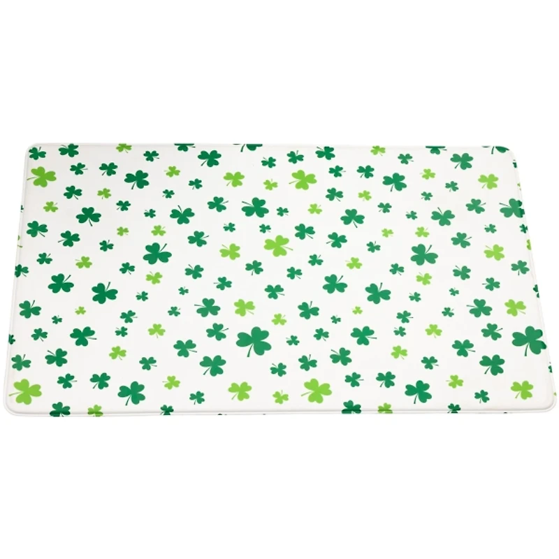 Shamrock St. Patricks Day Kitchen Mat