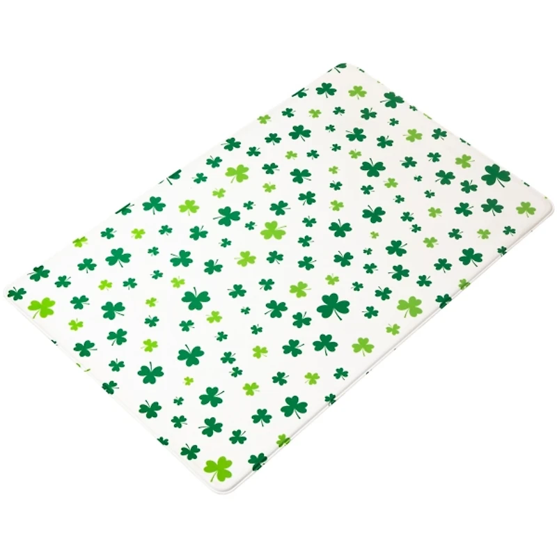 Shamrock St. Patricks Day Kitchen Mat