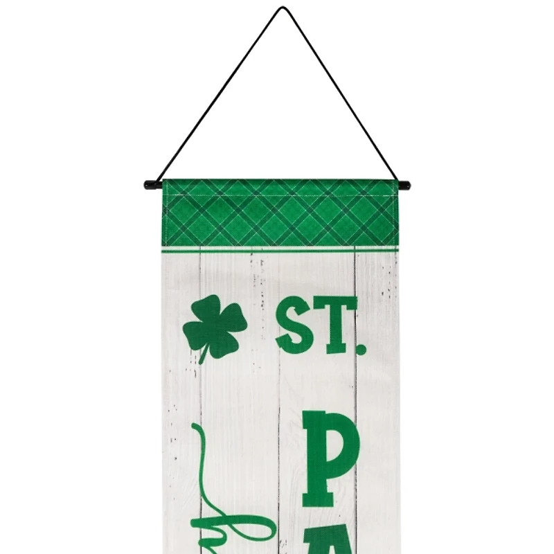 St. Patricks Day Porch Hanging Banners, Set of 2