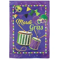 Carnival Masks and Drums Outdoor Flag