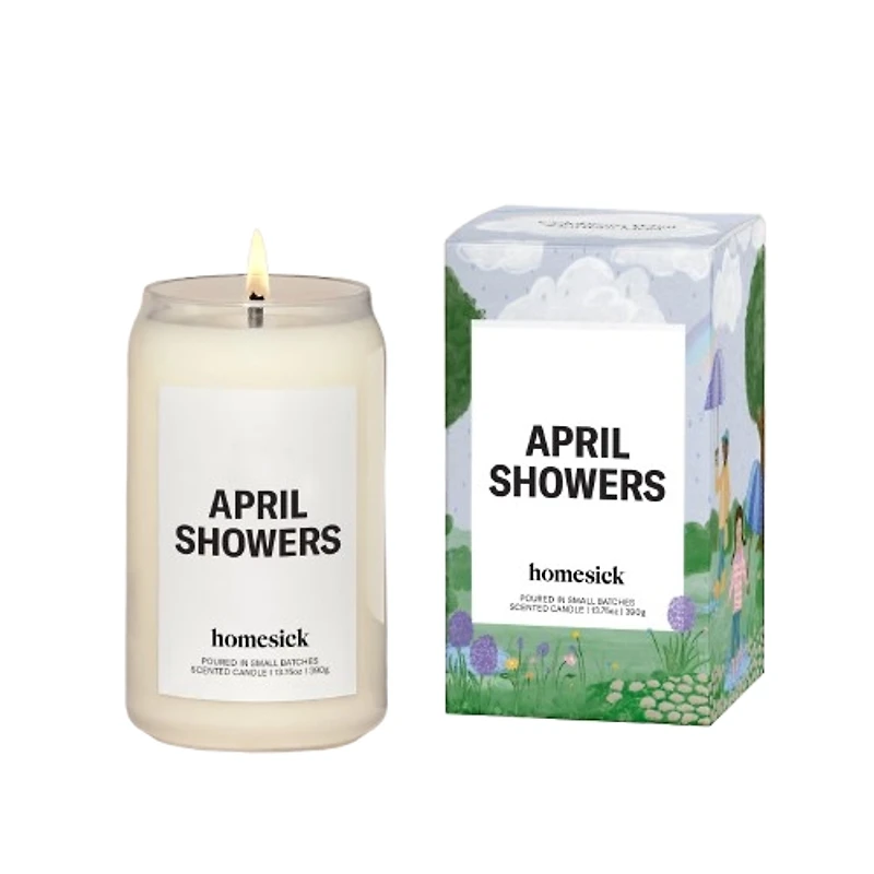 Homesick April Showers Jar Candle