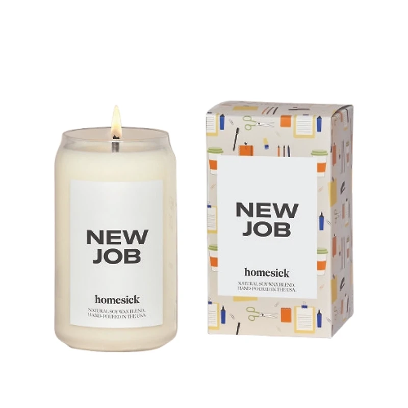 Homesick New Job Jar Candle