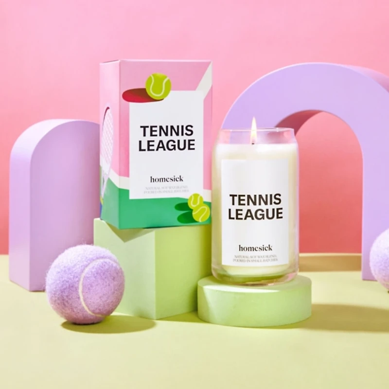 Homesick Tennis League Jar Candle